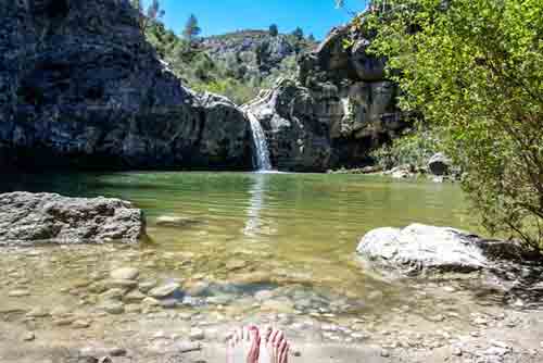 swimming-hole El Barranc de la Encantada, Alicante, Spain