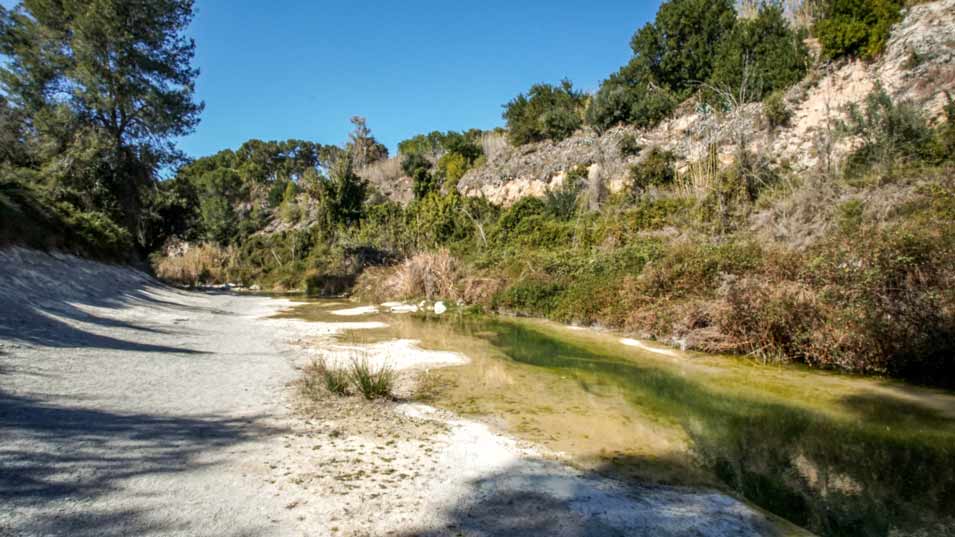 rio Clariano por las pozas 