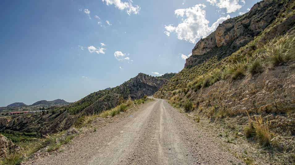 llegando a El Salt de Xixona