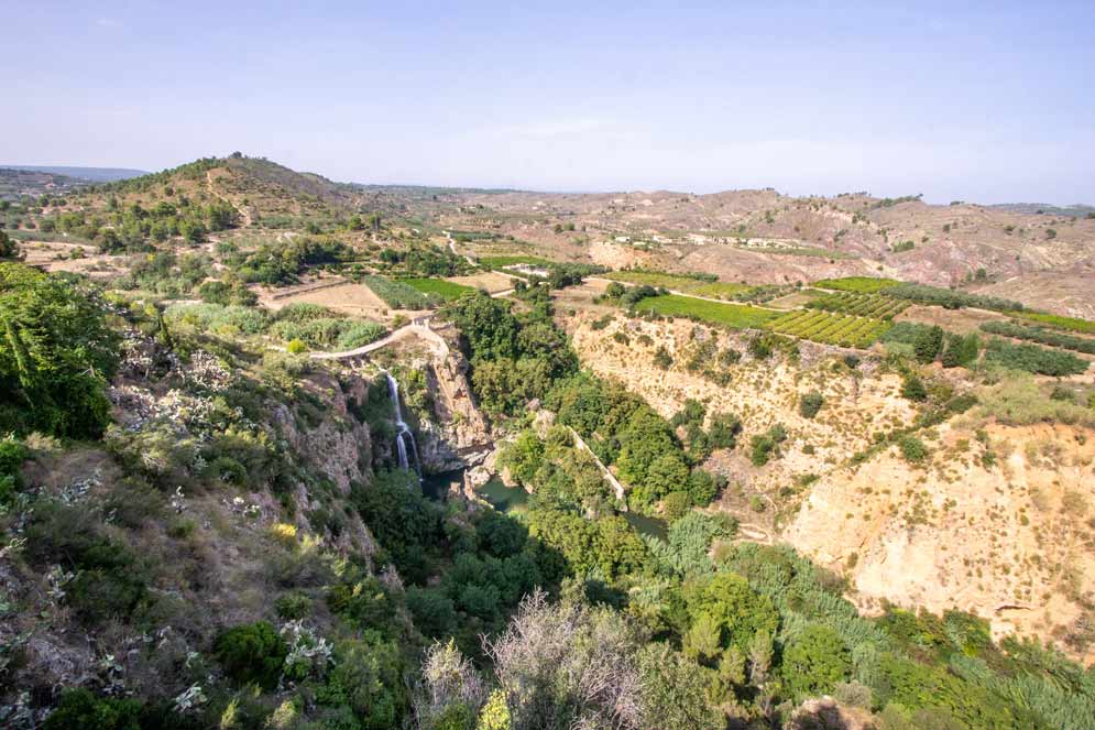 El-Salto-de-Chella visto desde el mirador