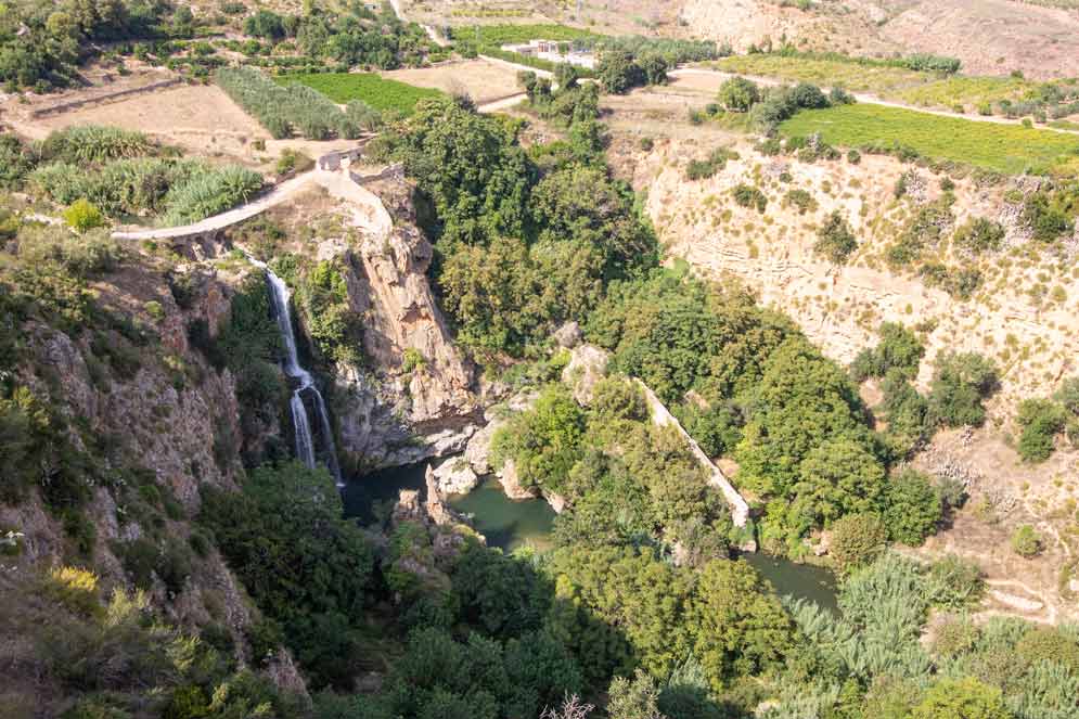 vista desde mirador salto de chella