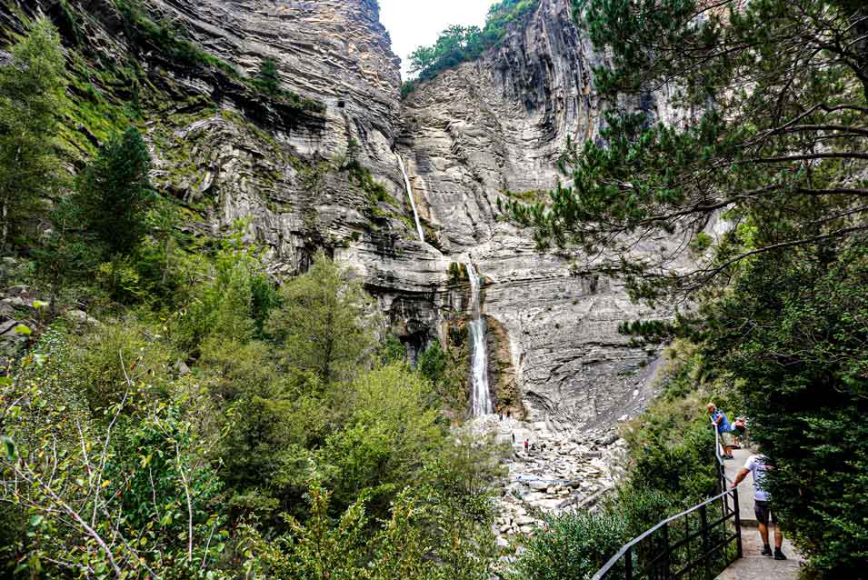 Cascada-de-Sorrosal ruta senderista