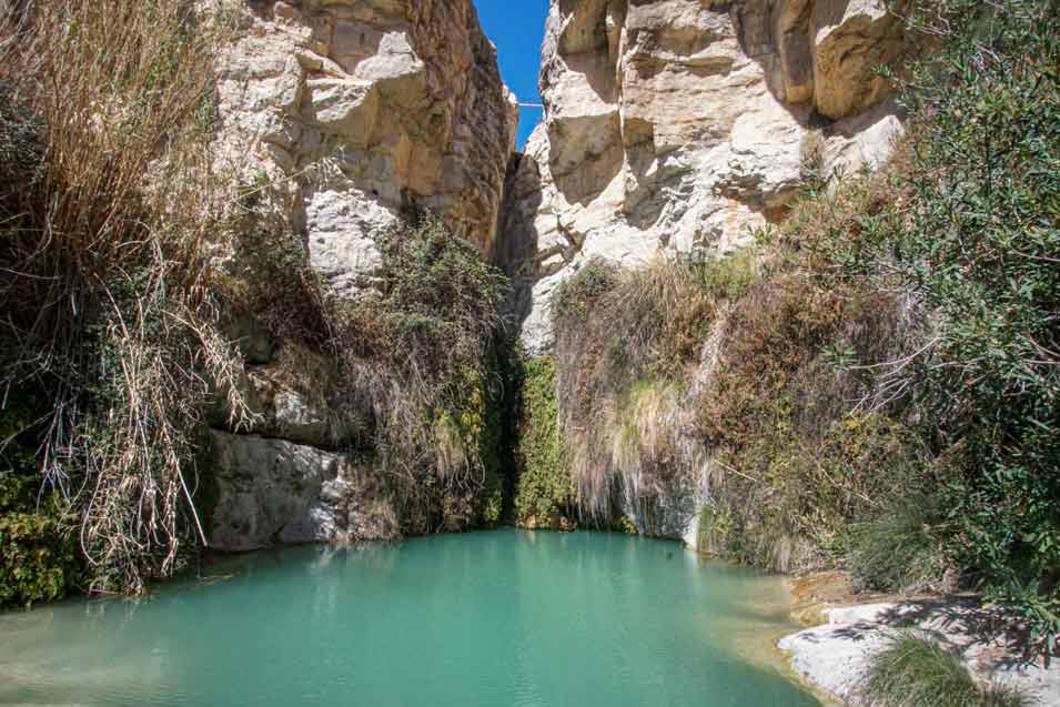 El Salt de Xixona swimming hole is a refreshing natural pool