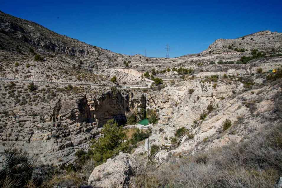 Swimming Hole el Salt de Xixona at a distance