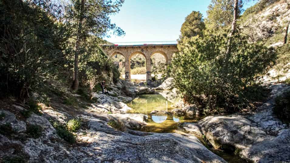 Getting to El Pou Clar (swimming hole) el Pou dels Esclaus (esclavos) - pool of the slaves