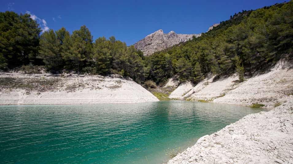 Guadalest Reservoir wild swimming