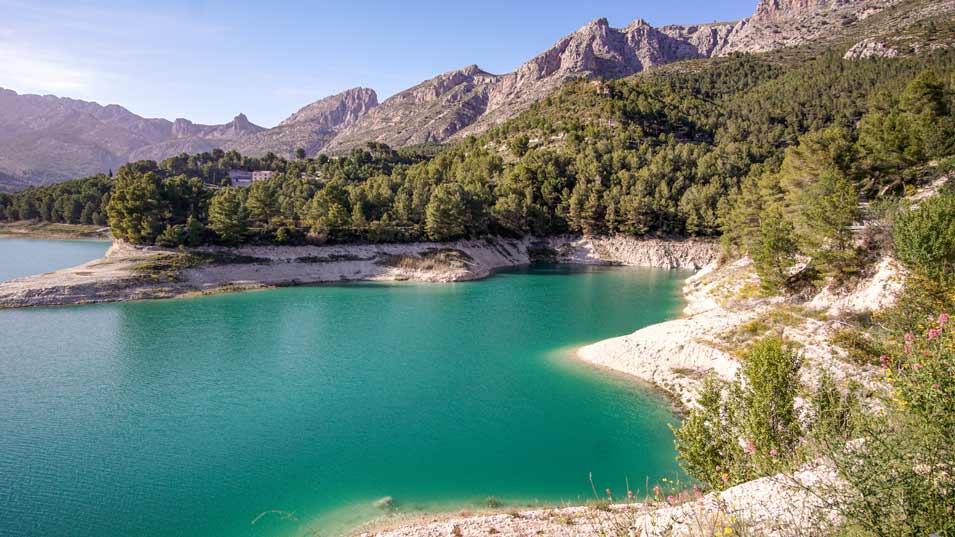 Guadalest Reservoir nature