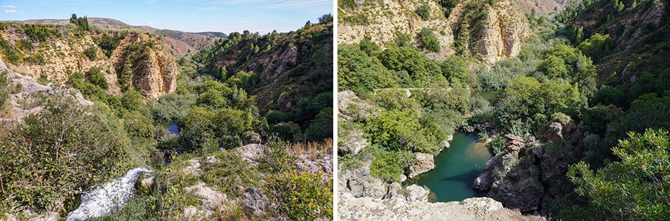 how to get to -El-Salto-de-Chella---swimming in waterfall