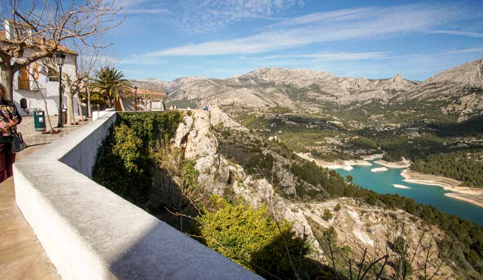 view to Guadalest Reservoir 