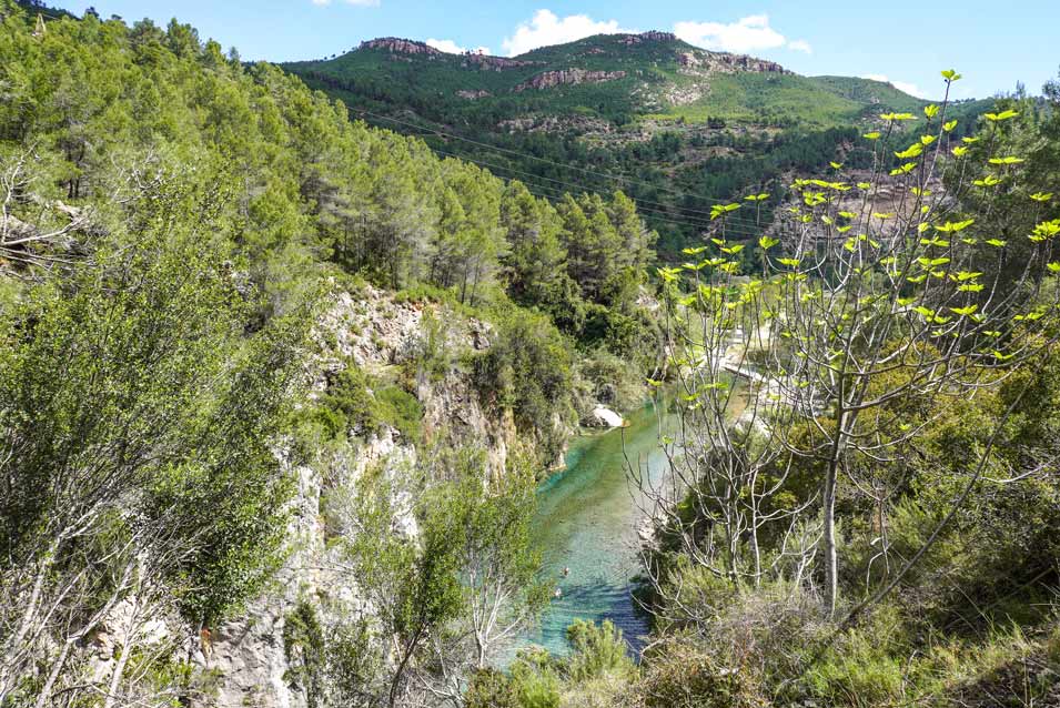 Swimming in Montanejos-Castellon