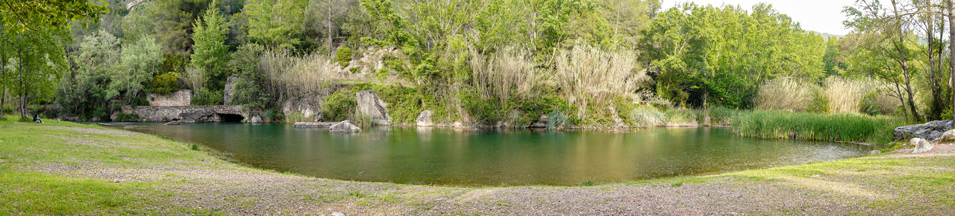 fluvial beach natural pool El Pozo