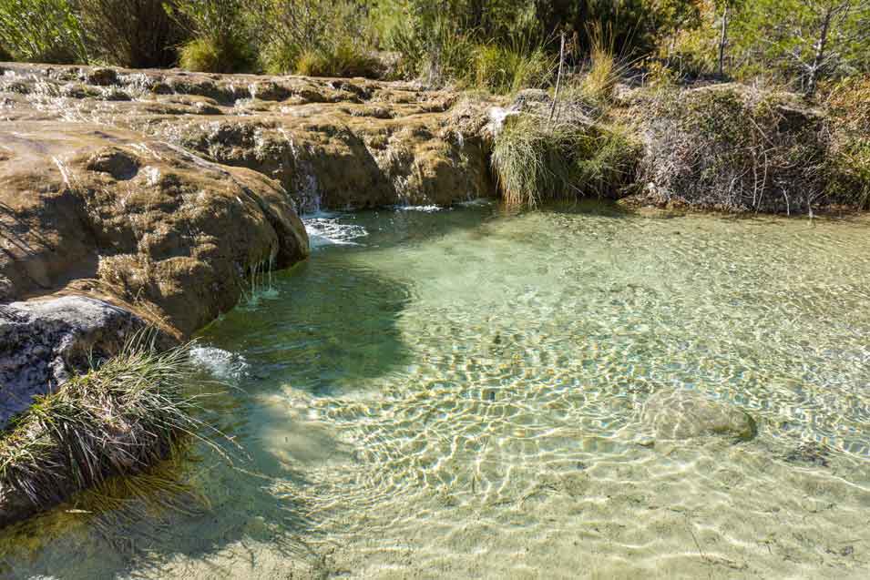 natural pools in river