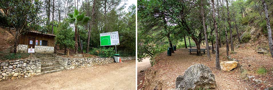 toilet and picnic area