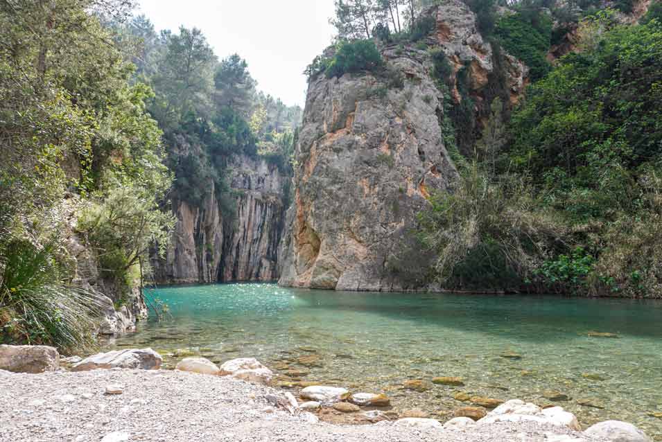 beach in river