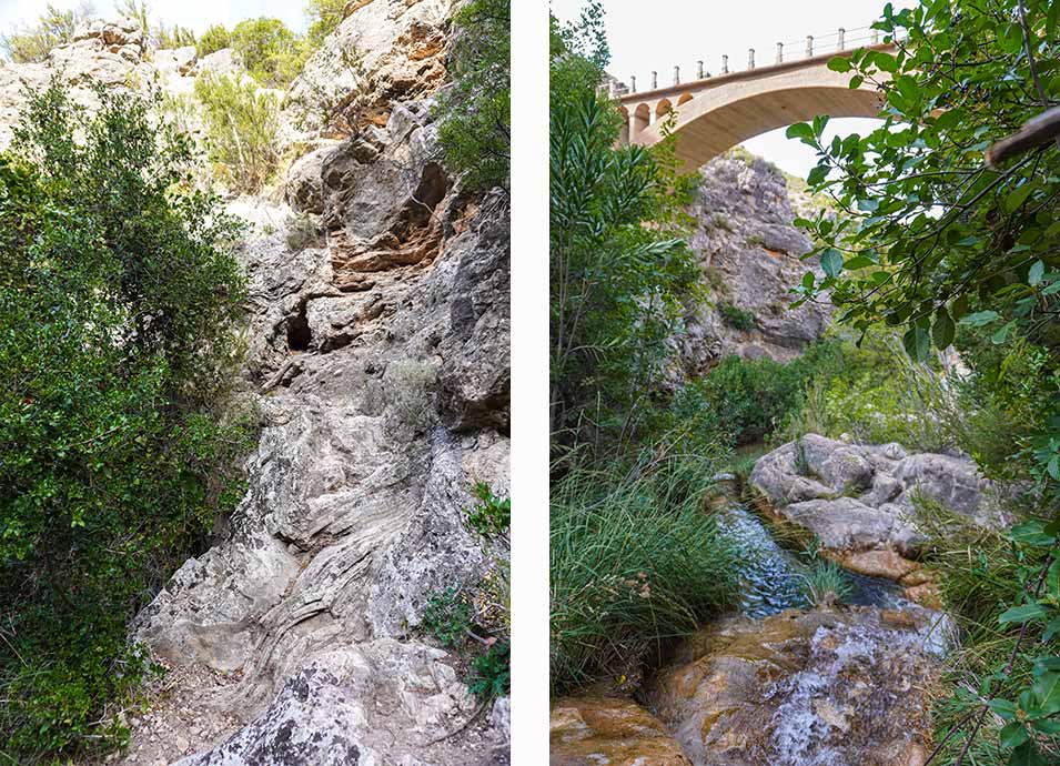 view under bridge