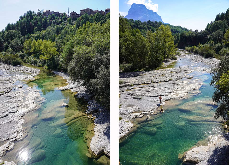 wild swimming in huesca