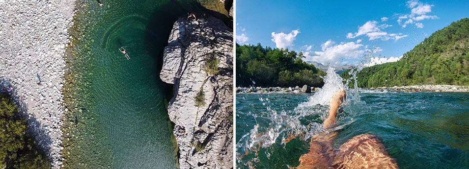 wild swimming in huesca