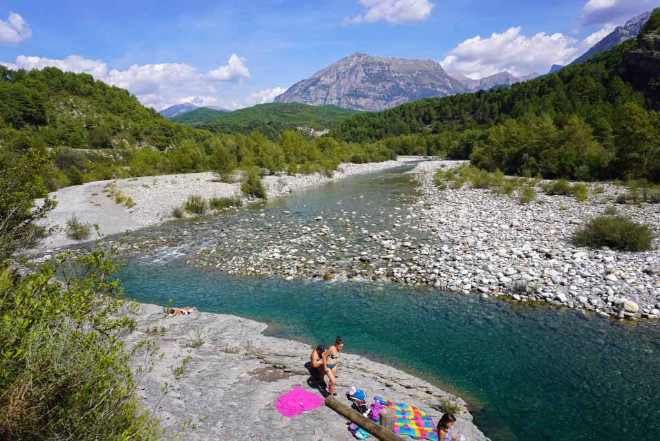 Cinca river swimming holes