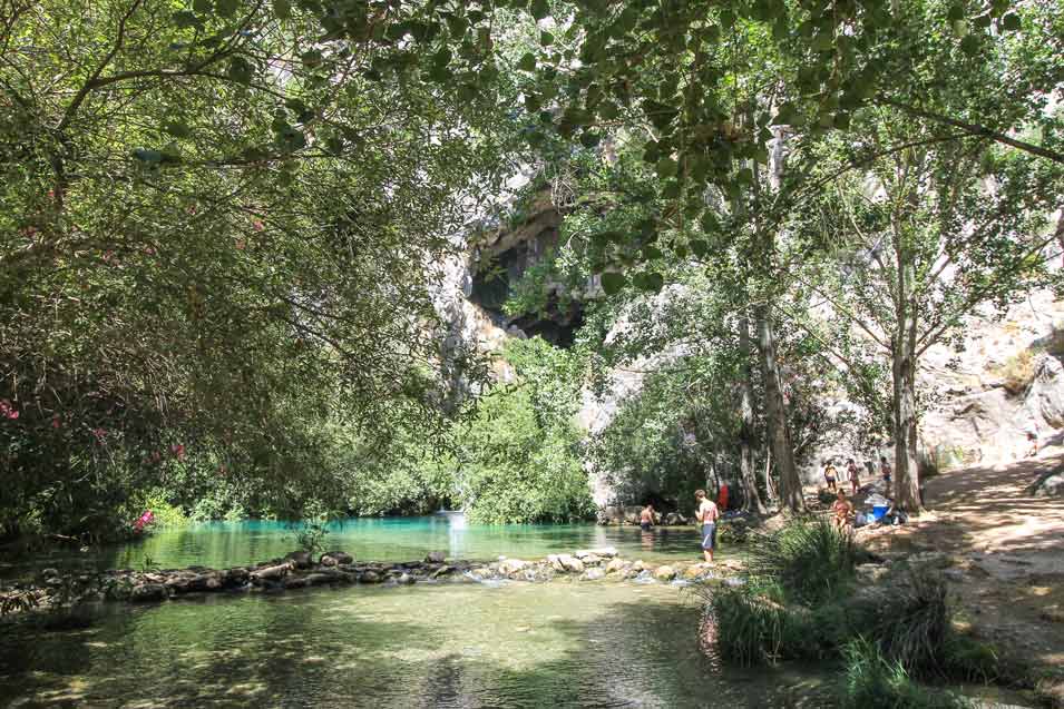 River coming out of Cueva-del-Gato