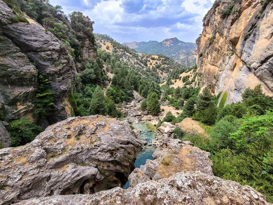 Borosa river valley